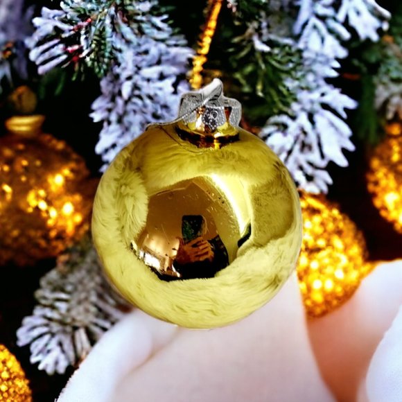 RARE NIB 2011 Campbell's Soup Kids Collector Gold Glass Ball Ornament - Picture 4 of 6